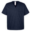 Harriton Men's Dark Navy Restore 4.9 oz. Scrub Top