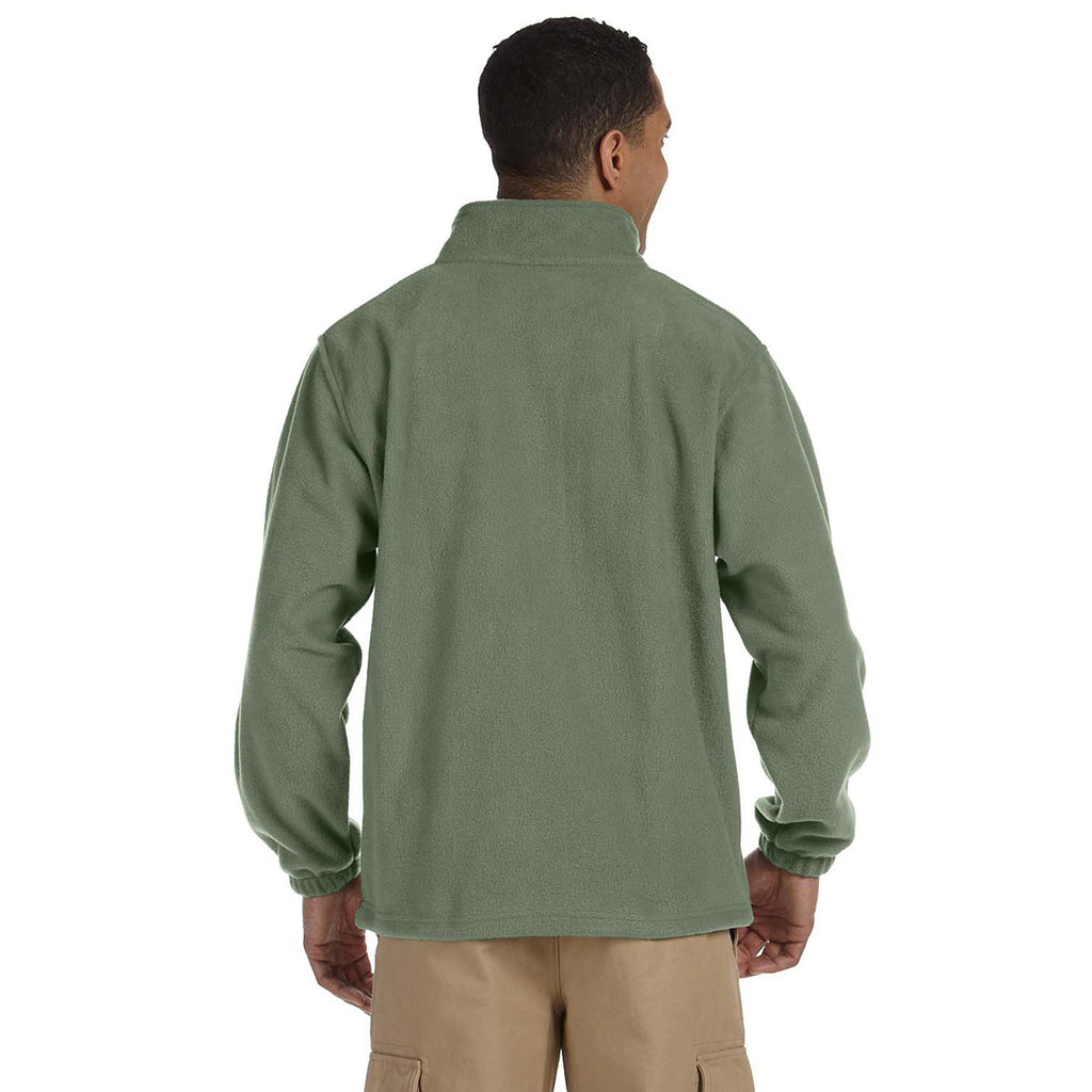 Harriton Men's Dill 8 oz. Full-Zip Fleece