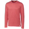 Cutter & Buck Men's Cardinal Red Heather Jackson Crewneck