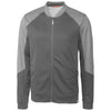 Cutter & Buck Men's Elemental Grey Pop Fly Full Zip