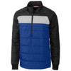 Cutter & Buck Men's Tour Blue Thaw Insulated Packable Pullover