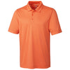 Cutter & Buck Men's College Orange Heather Cascade Melange Stripe Polo