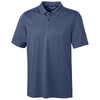 Cutter & Buck Men's Liberty Navy Heather Cascade Melange Stripe Polo