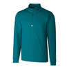 Cutter & Buck Men's Teal Blue DryTec Traverse Half-Zip