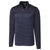 Cutter & Buck Men's Liberty Navy DryTec Traverse Stripe Half-Zip