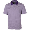 Cutter & Buck Men's College Purple Forge Polo Tonal Stripe