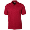 Cutter & Buck Men's Dark Cardinal Red DryTec Advantage Space Dye Polo