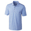 Cutter & Buck Men's Tour Blue DryTec Advantage Space Dye Polo