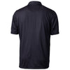 Cutter & Buck Men's Black Pike Double Dot Print Stretch Polo