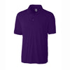 Cutter & Buck Men's College Purple DryTec S/S Northgate Polo