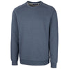 Cutter & Buck Men's Navy Blue Heather Saturday Crewneck Sweatshirt