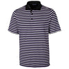 Cutter & Buck Men's College Purple Forge Polo Multi Strip