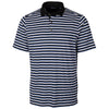 Cutter & Buck Men's Tour Blue Forge Polo Multi Strip