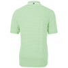 Cutter & Buck Men's Kelly Green Virtue Eco Pique Stripped Recycled Polo