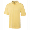 Cutter & Buck Men's Yellow DryTec S/S Championship Polo