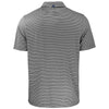 Cutter & Buck Men's Black/White Forge Eco Double Stripe Stretch Recycled Polo