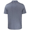 Cutter & Buck Men's Navy Blue/White Forge Eco Double Stripe Stretch Recycled Polo