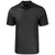 Cutter & Buck Men's Black Pike Eco Tonal Geo Print Stretch Recycled Polo