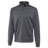 Cutter & Buck Men's Elemental Grey/Black DryTec Edge Quarter Zip