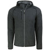 Cutter & Buck Men's Charcoal Heather Mainsail Full Zip Hooded Jacket