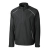 Cutter & Buck Men's Black WeatherTec Beacon Half Zip Jacket