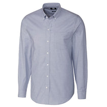 Cutter & Buck Men's Light Blue Long Sleeve Epic Easy Care Stretch Oxford Shirt