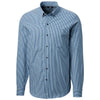 Cutter & Buck Men's Zen Blue Anchor Gingham Tailored Fit