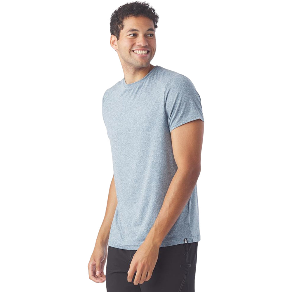 Glyder Men's Denim Blue Heather Salton Short Sleeve