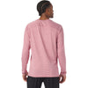 Glyder Men's Cardinal/Oatmilk Stripe Salton Long Sleeve