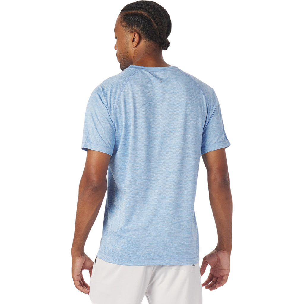 Glyder Men's Ice Blue Motivator Raglan Tee