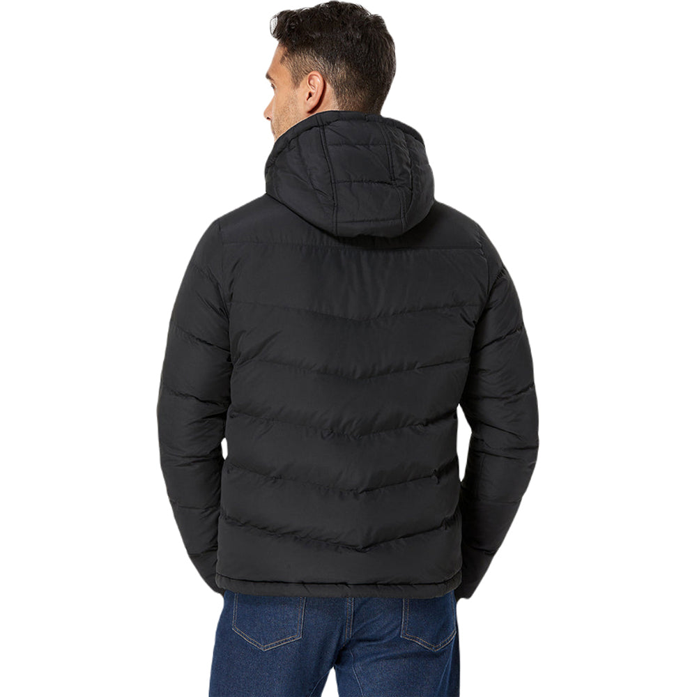 Ororo Men's Black Heated Down Jacket