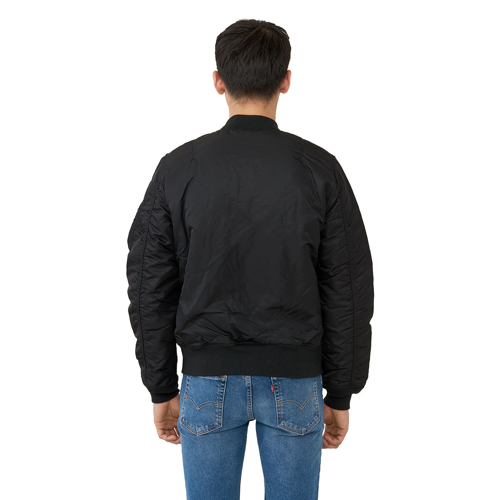 Alpha Industries Men's Black MA-1 Slim Flight Jacket