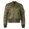 Alpha Industries Men's Vintage Olive MA-1 Slim Flight Jacket