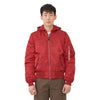 Alpha Industries Men's Commander Red/Vintage Olive Lining MA-1 Natus Flight Jacket