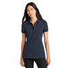 Mercer+Mettle Women's Night Navy Stretch Heavyweight Pique Polo