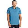 Mercer+Mettle Men's Parisian Blue Stretch Pique Polo