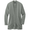 Mercer+Mettle Women's Gusty Grey Stretch Open-Front Cardigan