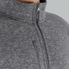 Zusa 3 Day Men's Light Grey Heather Midtown Fleece Full Zip