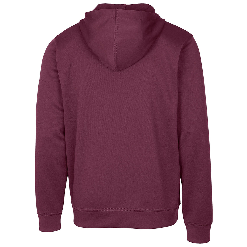 Clique Men's Burgundy Lift Performance Full Zip Hoodie