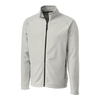 Clique Men's Silver Summit Full Zip Microfleece