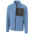 Clique Men's Light Blue Summit Microfleece Hybrid Full Zip