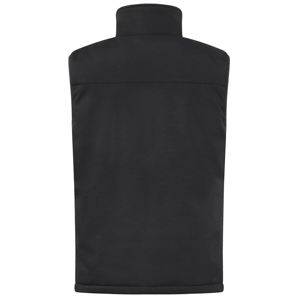 Clique Men's Black Equinox Insulated Softshell Vest