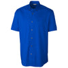 Clique Men's Cobalt Short Sleeve Avesta Stain Resistant Twill