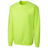 Clique Unisex Bright Neon Yellow Basics Fleece Crew