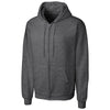 Clique Unisex Dark Heather Basics Fleece Full Zip Hoodie