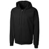 Clique Unisex Jet Black Basics Fleece Full Zip Hoodie