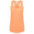 Next Level Women's Light Orange Ideal Racerback Tank