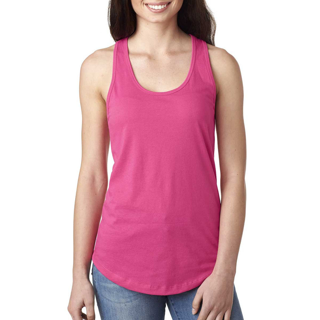 Next Level Women's Raspberry Ideal Racerback Tank