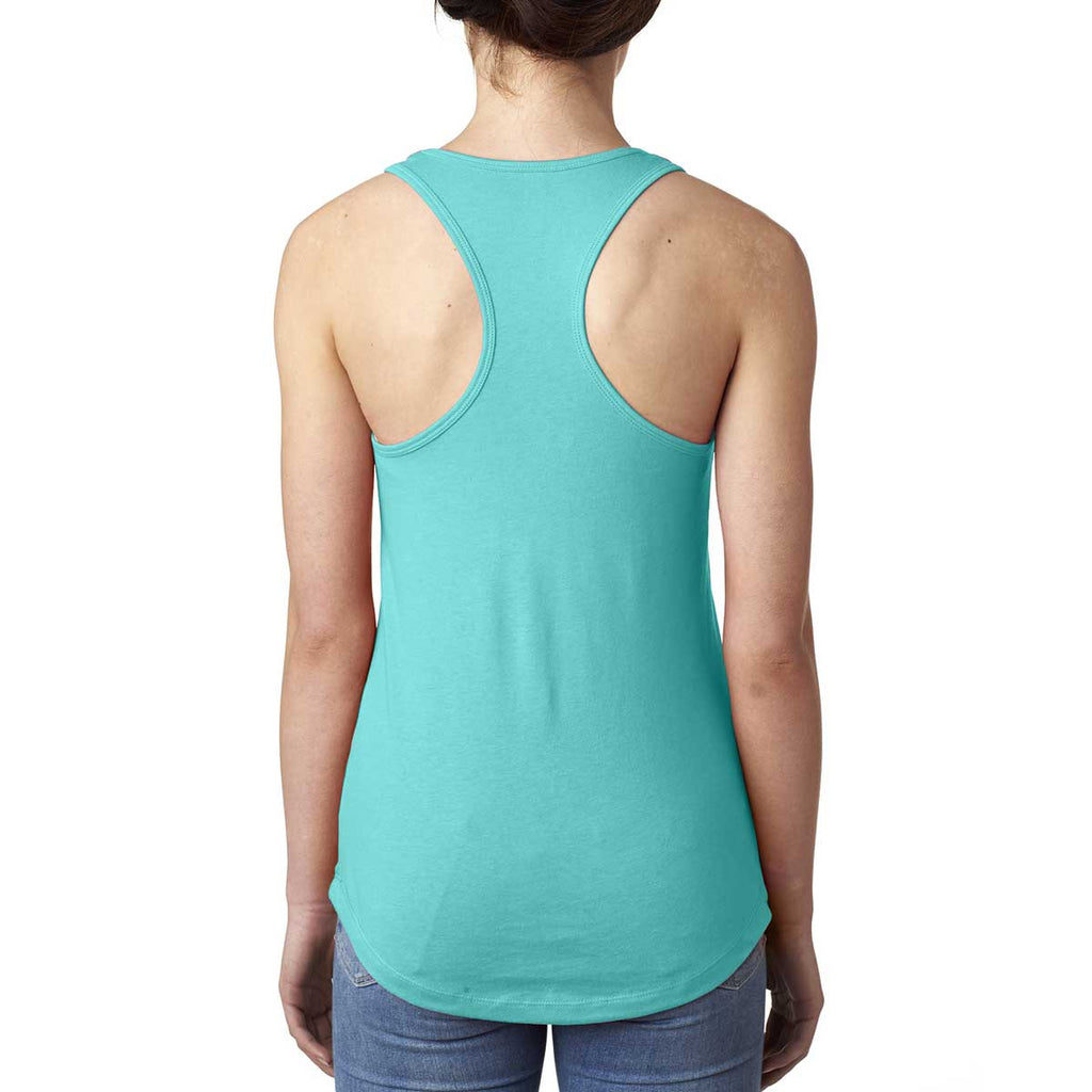 Next Level Women's Tahiti Blue Ideal Racerback Tank