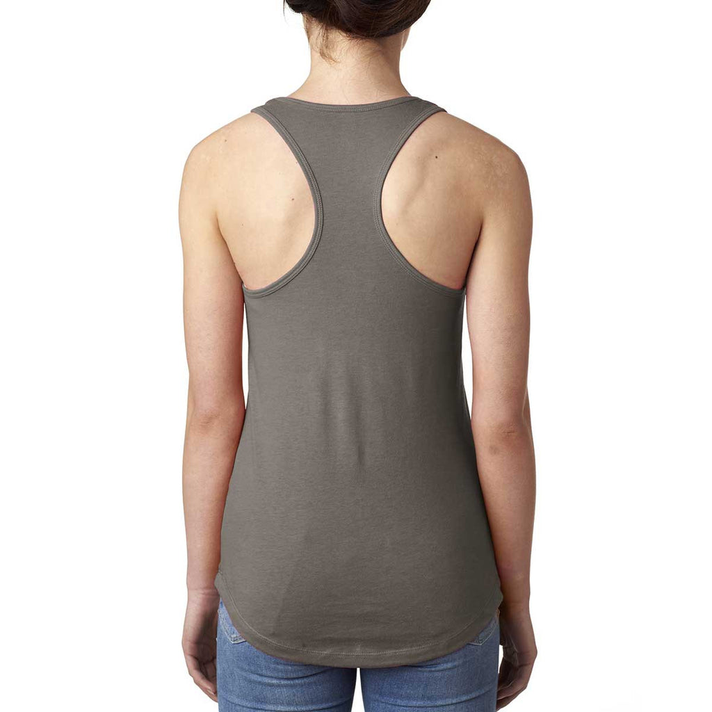 Next Level Women's Warm Grey Ideal Racerback Tank